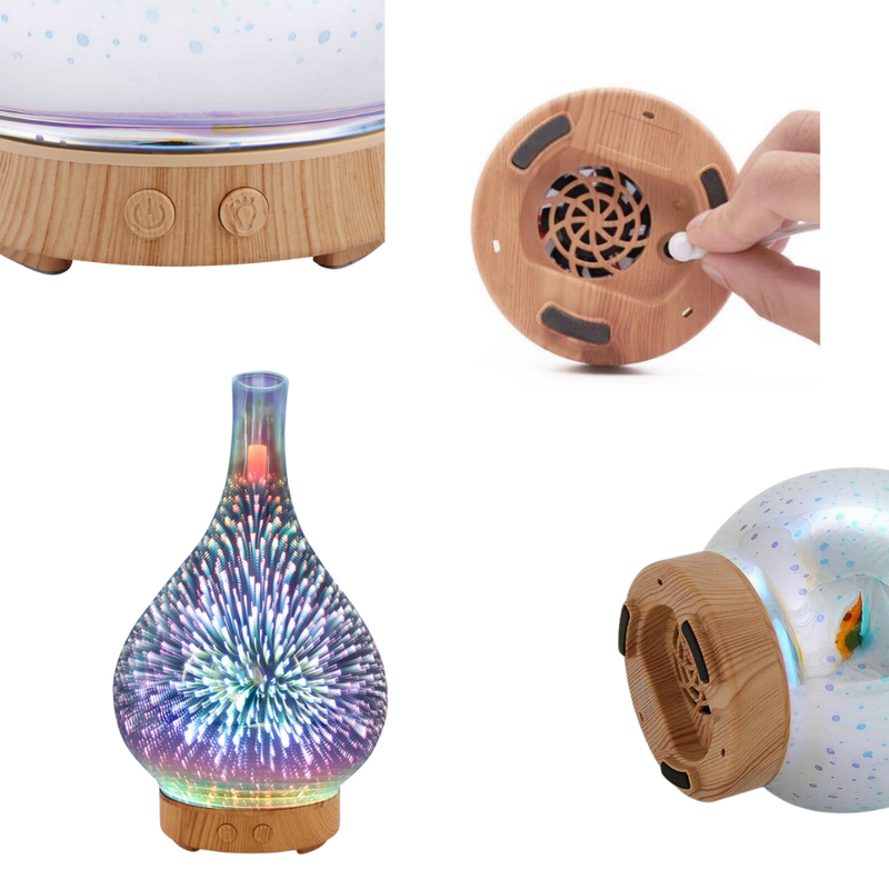 Ätherisches Öl Zerstäuber Muster Feuerwerk Vase Form