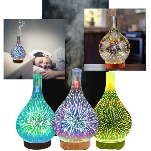 Ätherisches Öl Zerstäuber Muster Feuerwerk Vase Form