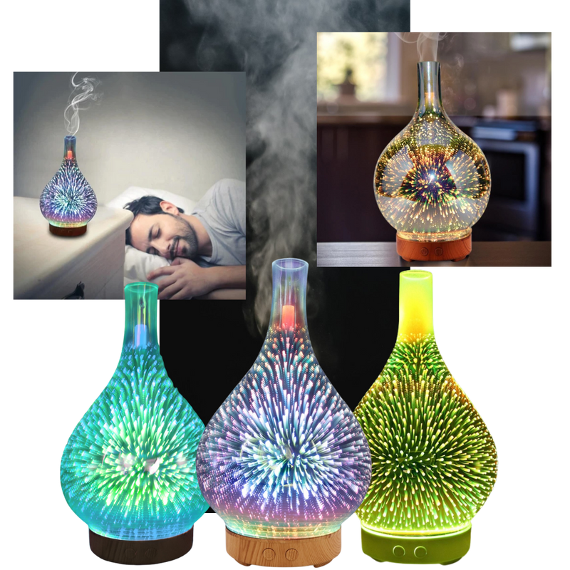 Ätherisches Öl Zerstäuber Muster Feuerwerk Vase Form