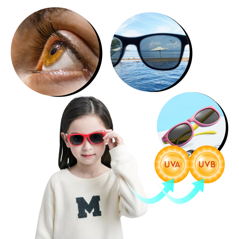 Flexible polarisierte Kindersonnenbrille