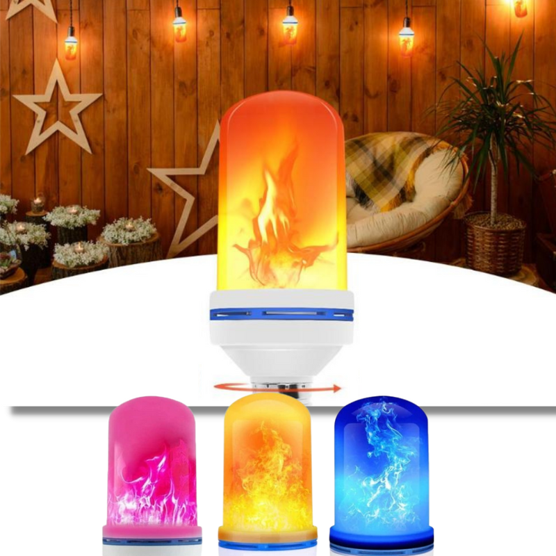 Flackernde LED-Flammenlampe