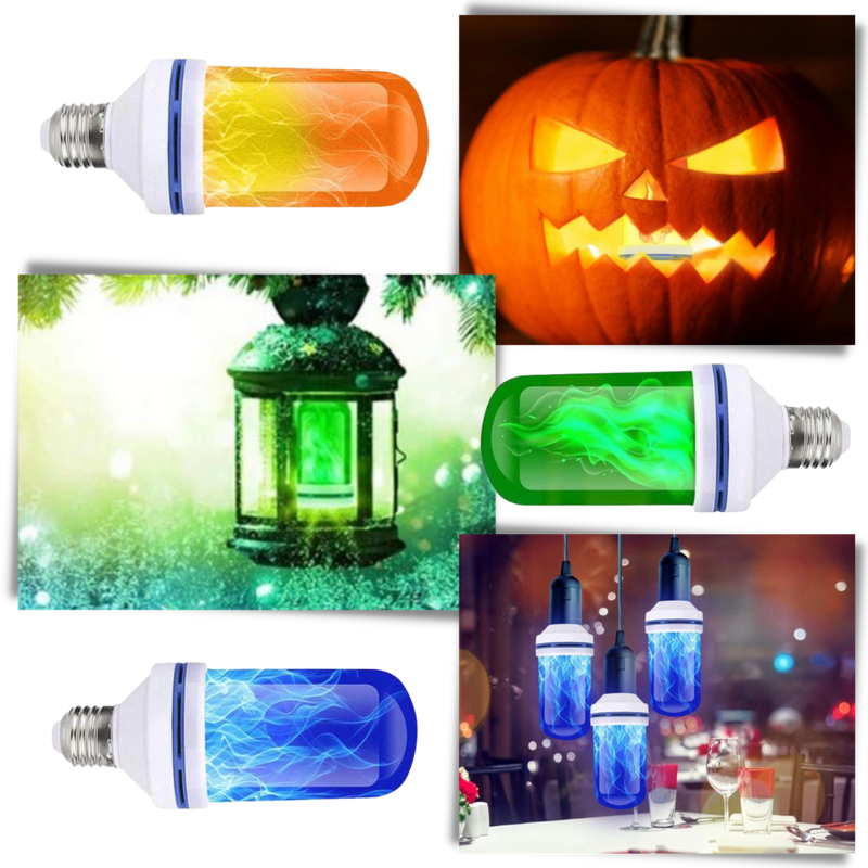 Flackernde LED-Flammenlampe