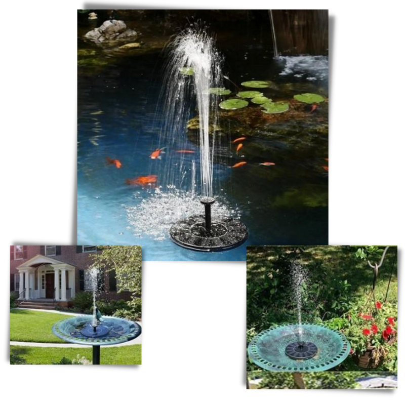 Schwimmende Solar-Wasserfontäne