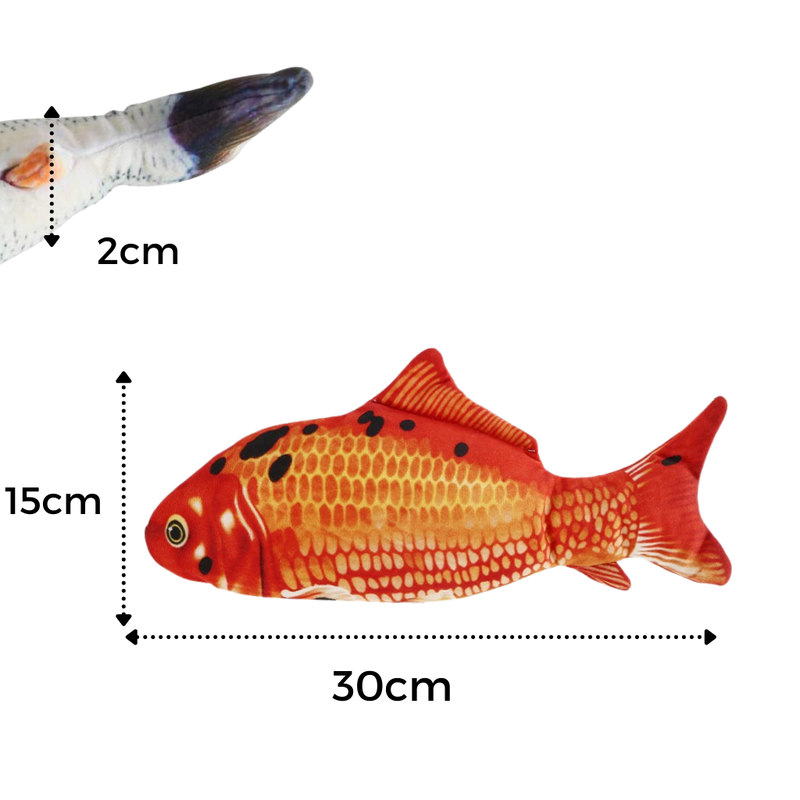 Floppender Fisch Katzenspielzeug