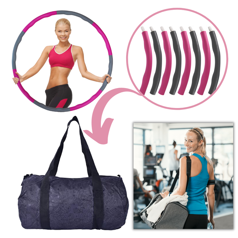 Gepolsterter Fitness-Hula-Hoop-Reifen Verstellbar