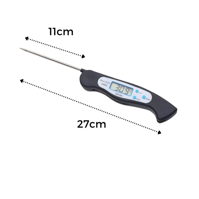 Zusammenklappbares digitales Lebensmittelthermometer mit Sofortanzeige