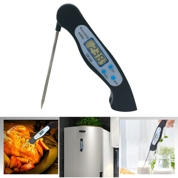 Zusammenklappbares digitales Lebensmittelthermometer mit Sofortanzeige