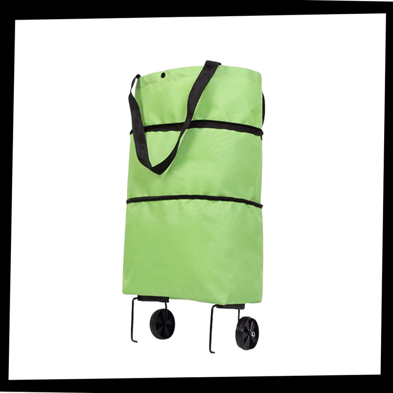 Faltbare Trolley-Lebensmitteltasche 30L