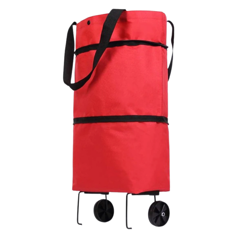 Faltbare Trolley-Lebensmitteltasche 30L