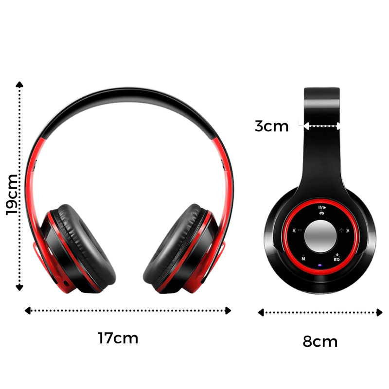 Zusammenklappbare Bluetooth-Kopfhörer