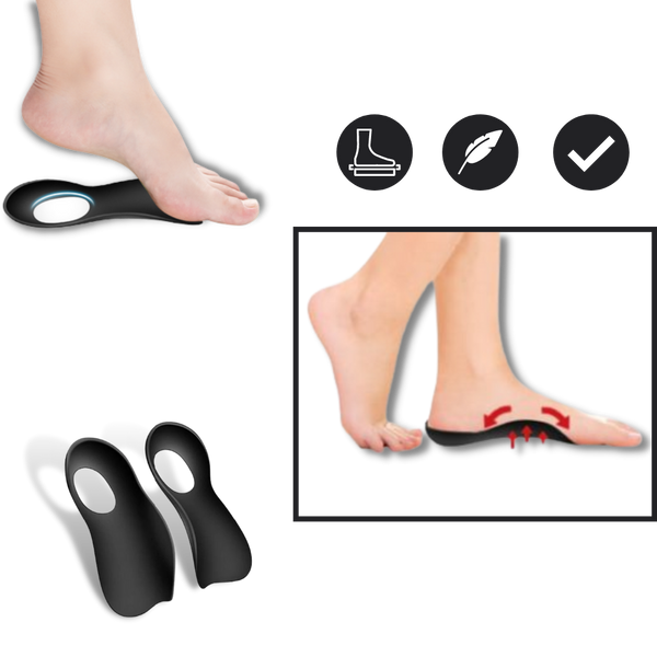 Orthopädische Einlagen für Plattfüße
