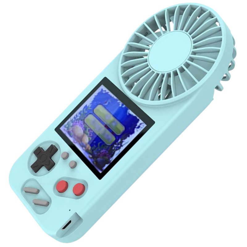 Handgehaltene Multi-Game-Konsole mit Ventilator