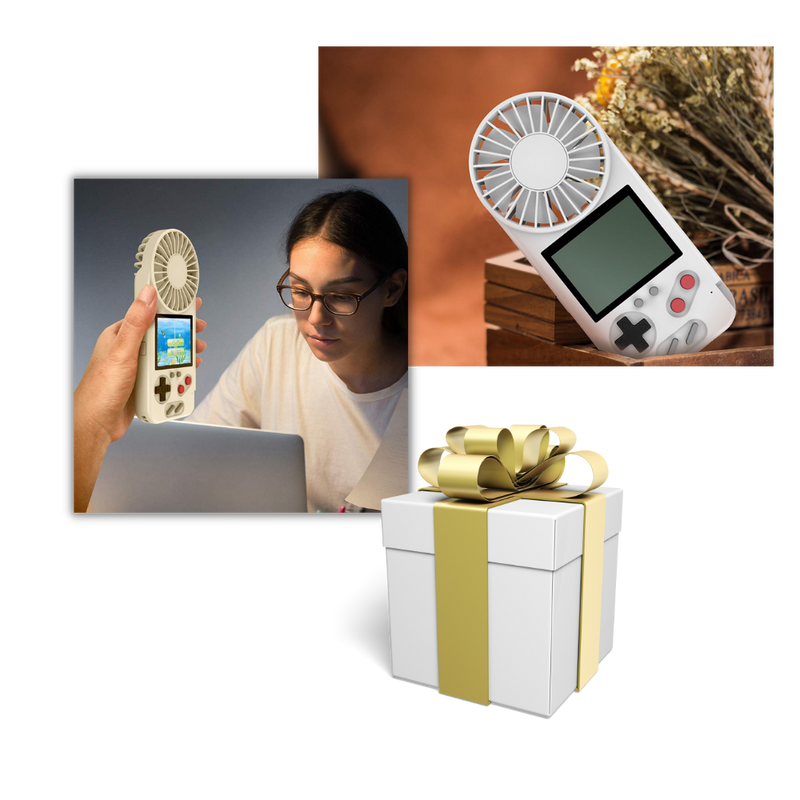 Handgehaltene Multi-Game-Konsole mit Ventilator