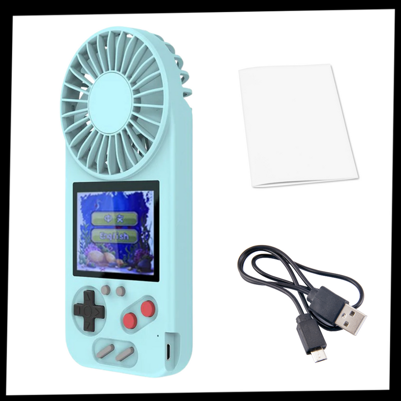 Handgehaltene Multi-Game-Konsole mit Ventilator