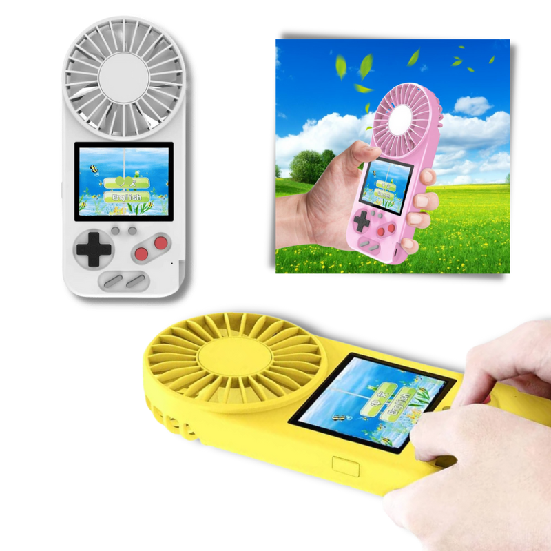 Handgehaltene Multi-Game-Konsole mit Ventilator