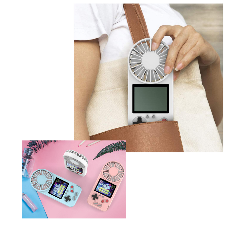 Handgehaltene Multi-Game-Konsole mit Ventilator
