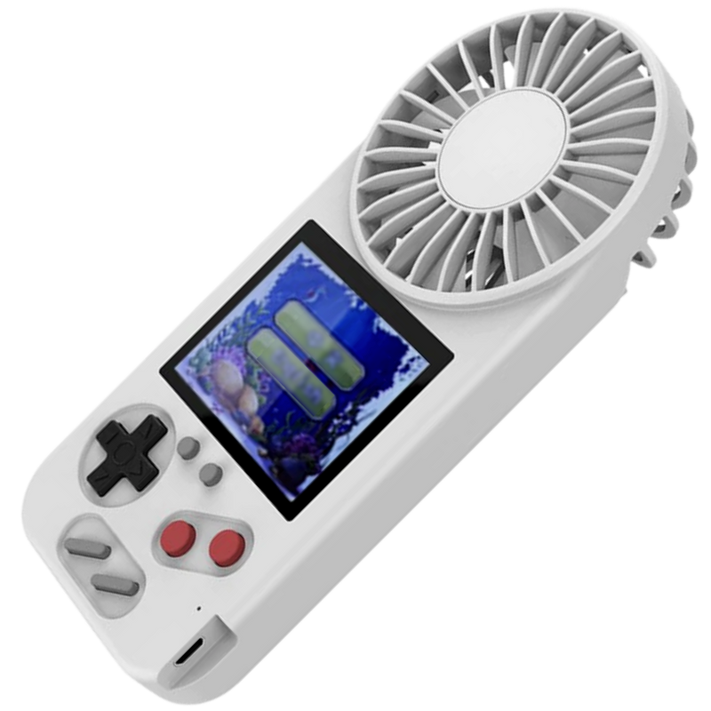 Handgehaltene Multi-Game-Konsole mit Ventilator