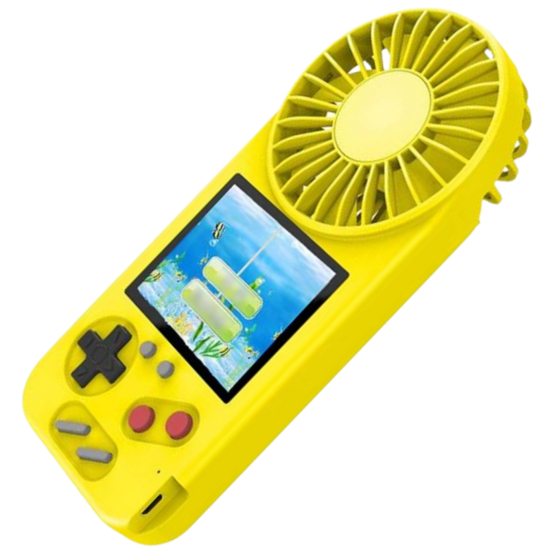 Handgehaltene Multi-Game-Konsole mit Ventilator