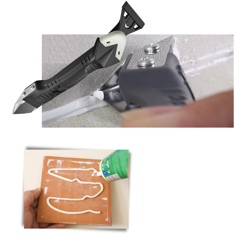 Multi-Material Verstemm- und Schabewerkzeug
