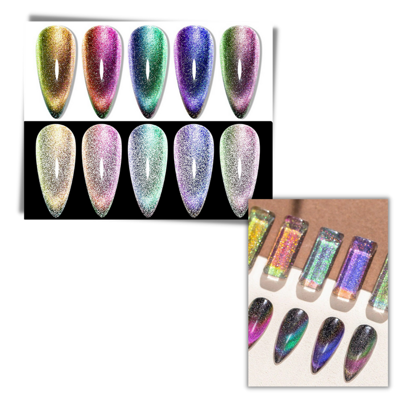 Galaxie Leuchtender Nagellack Kit