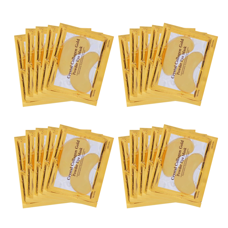 24K Gold Kollagen Augenmaske (20 Paar)