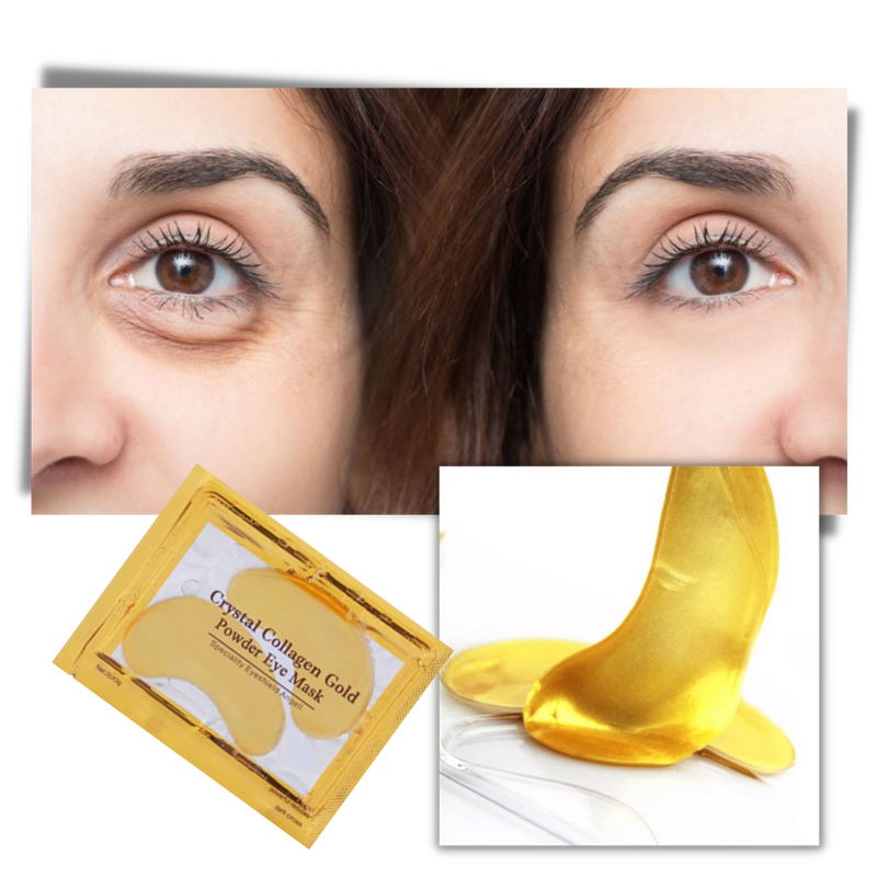 24K Gold Kollagen Augenmaske (20 Paar)