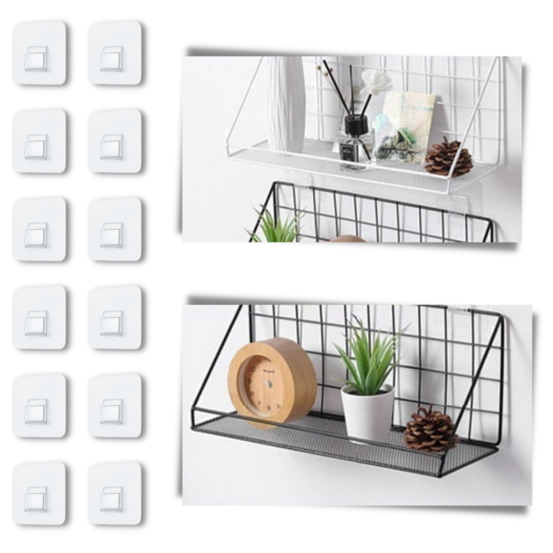 Paket mit selbstklebenden Wandhaken