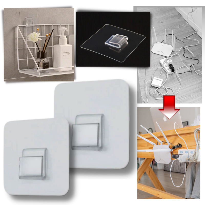 Paket mit selbstklebenden Wandhaken
