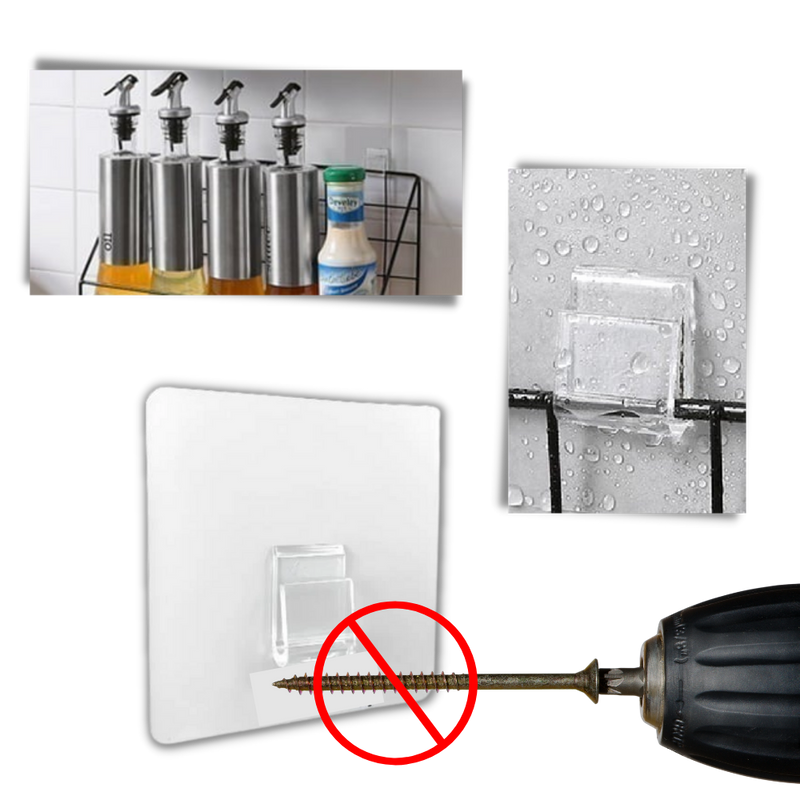 Paket mit selbstklebenden Wandhaken