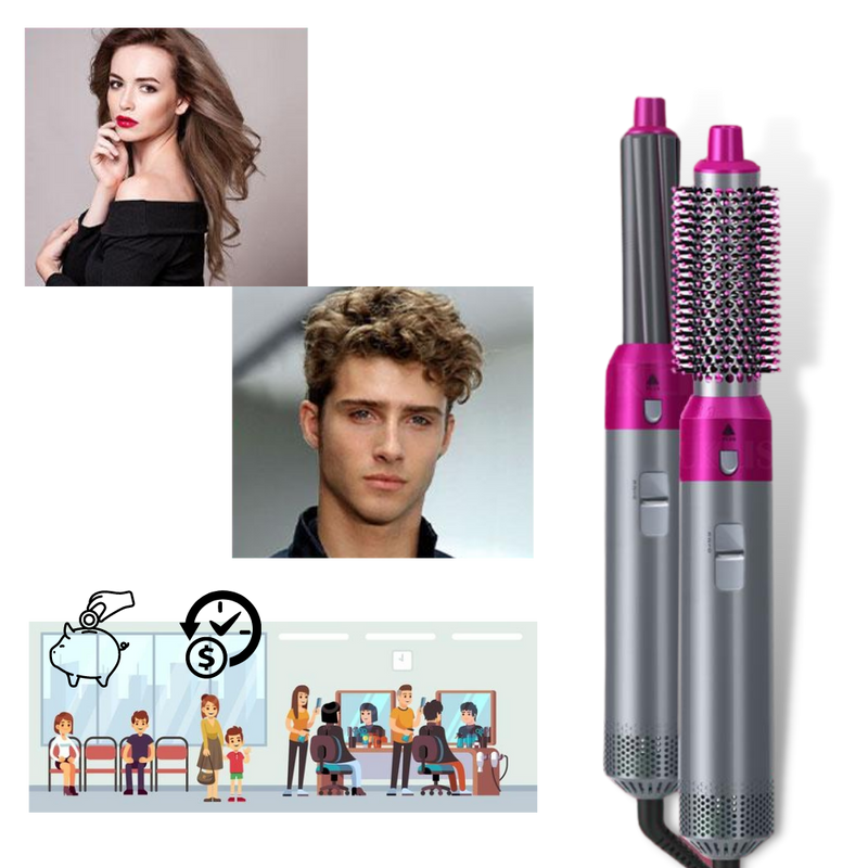 Haarglätter 5-in-1-Set