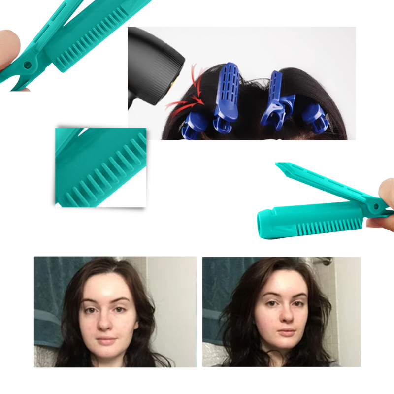 4er-Pack Haarspangen für schnelles Haarvolumen