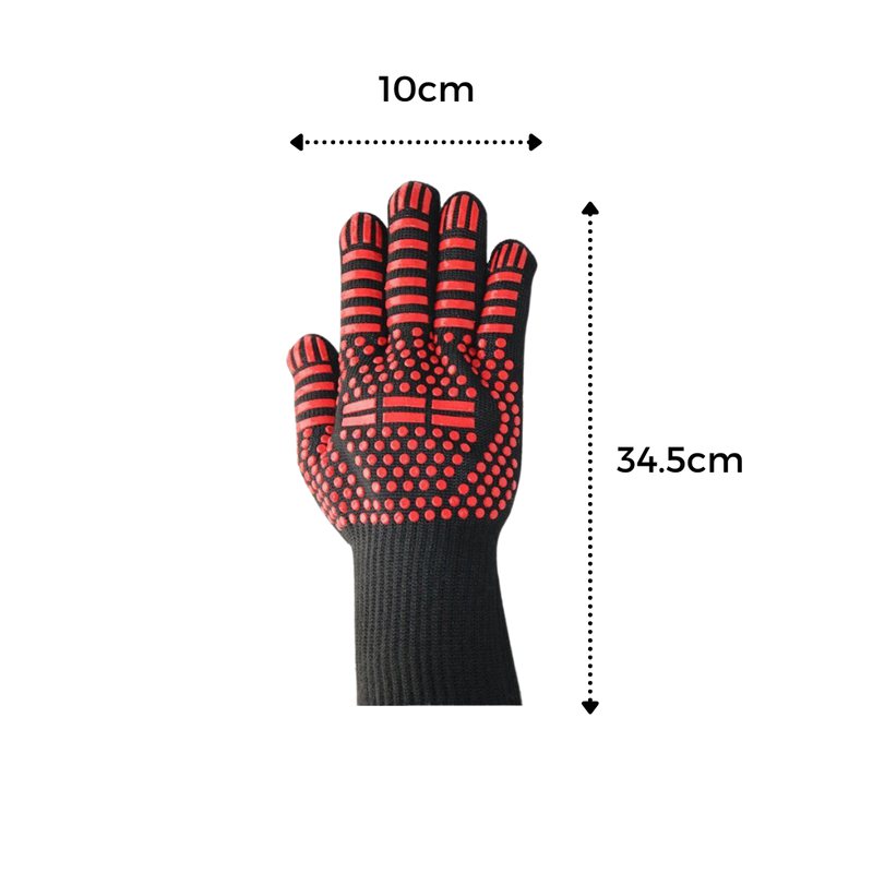 Hitzebeständige BBQ-Handschuhe (1 Paar)