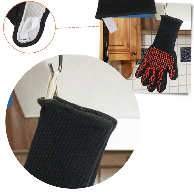 Hitzebeständige BBQ-Handschuhe (1 Paar)
