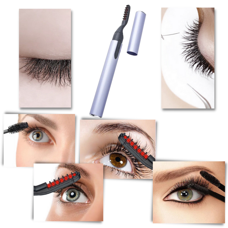 Beheizte Wimpernzangenbürste