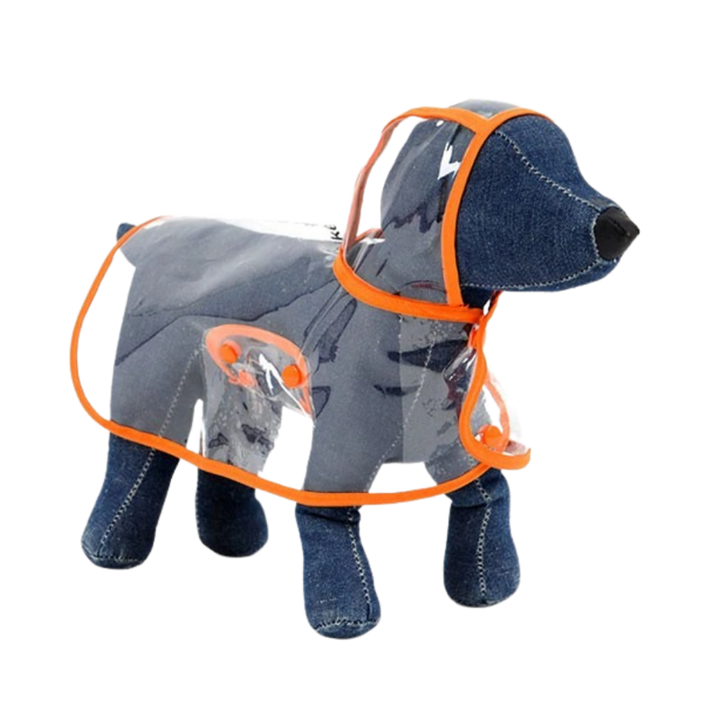 Kapuzenregenmantel für Hunde
