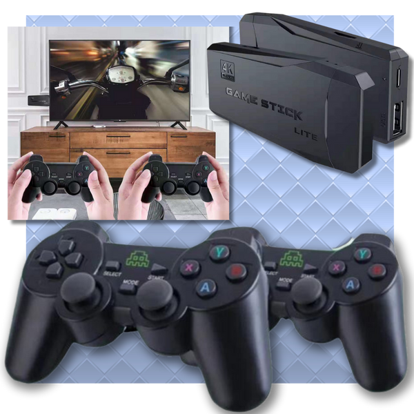 Retro-Videospielkonsole & Stick