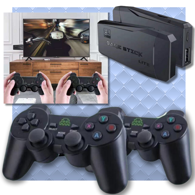 Retro-Videospielkonsole & Stick