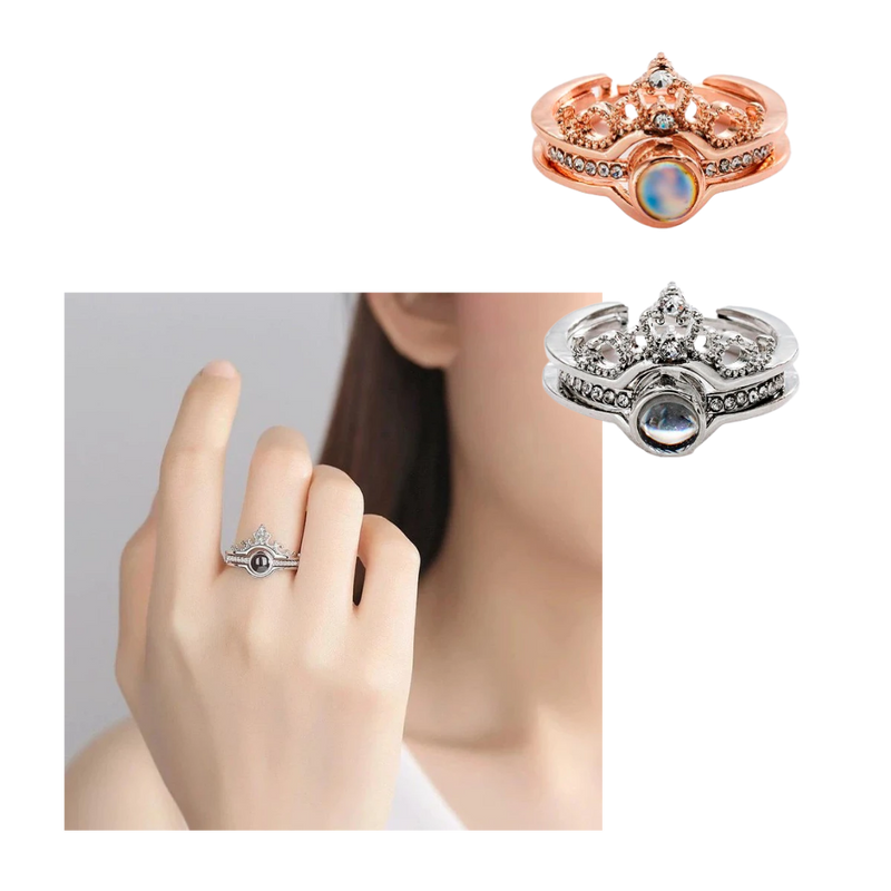 100 Sprachen "Ich liebe dich" Schöner Ring