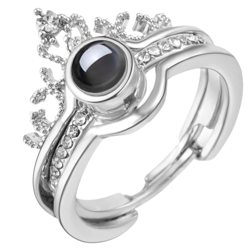 100 Sprachen "Ich liebe dich" Schöner Ring