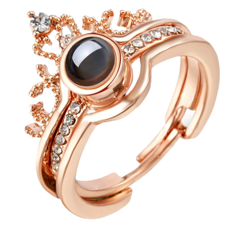 100 Sprachen "Ich liebe dich" Schöner Ring