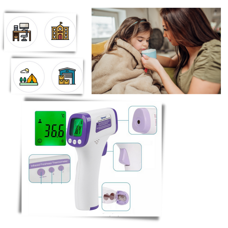 Digitales Infrarot-Thermometer