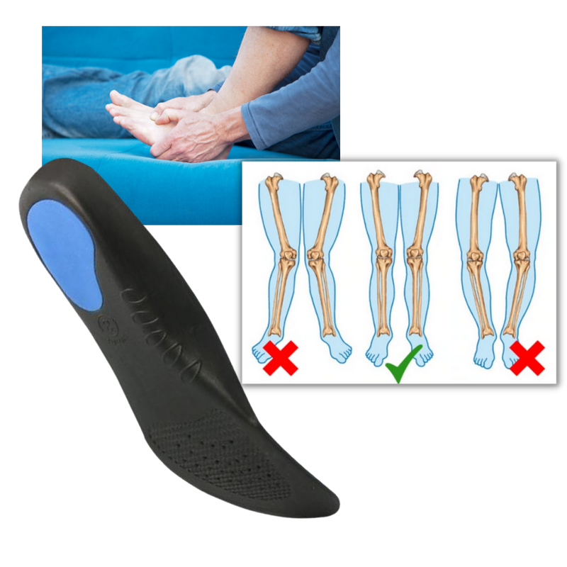 Orthopädische Einlegesohle zur Haltungskorrektur
