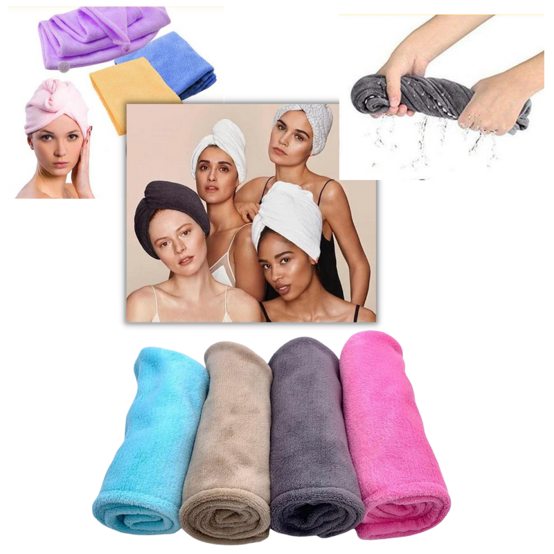 Sofort trocknendes Haarhandtuch