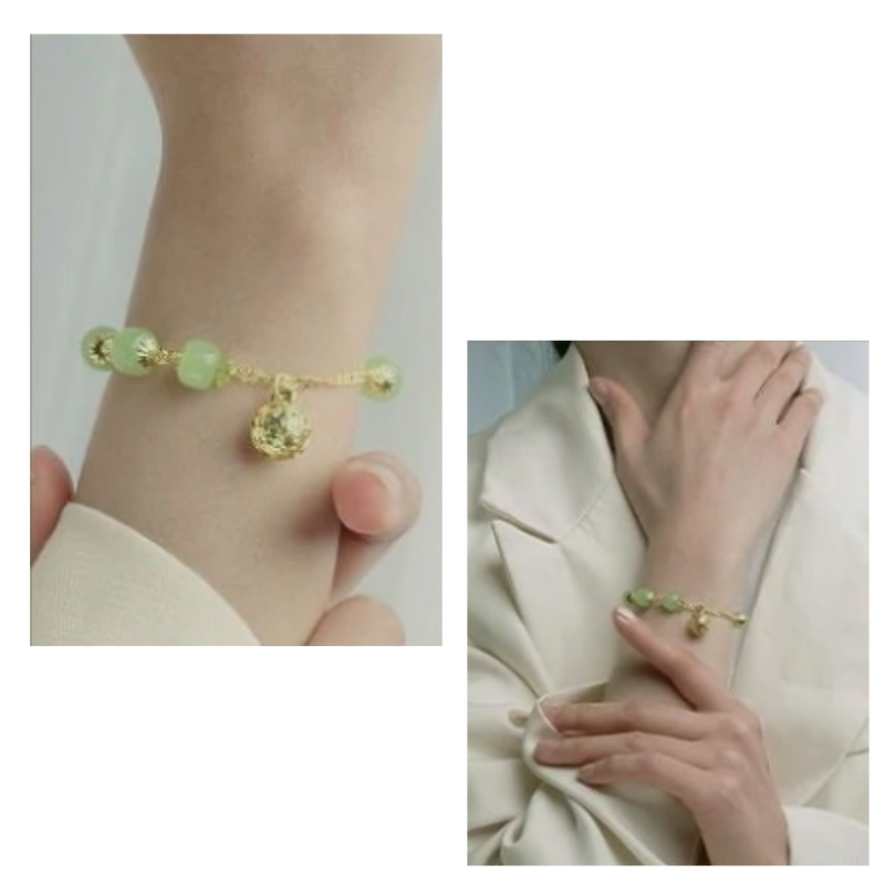 Hetian Jade-Glocken-Armband