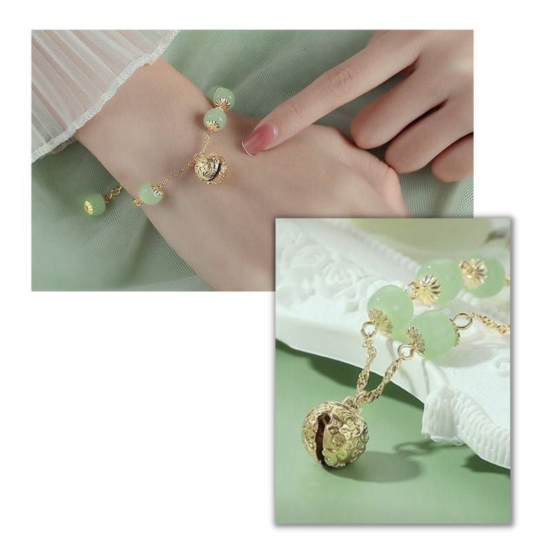 Hetian Jade-Glocken-Armband