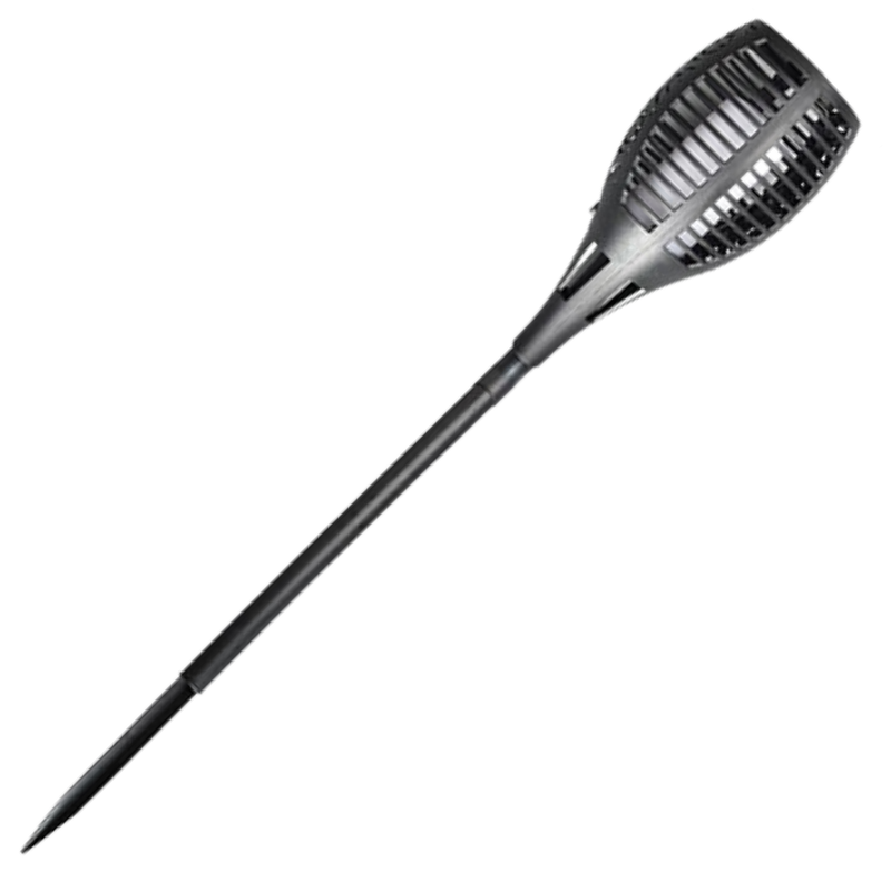 LED Solar Lampe mit flackernder Flamme
