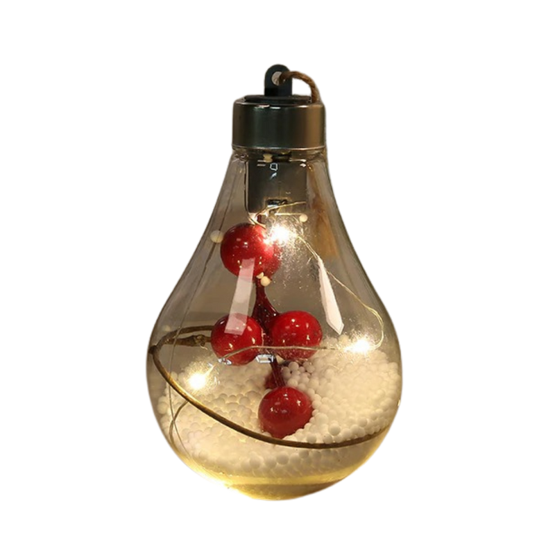LED Transparente Weihnachtskugel Glühbirne