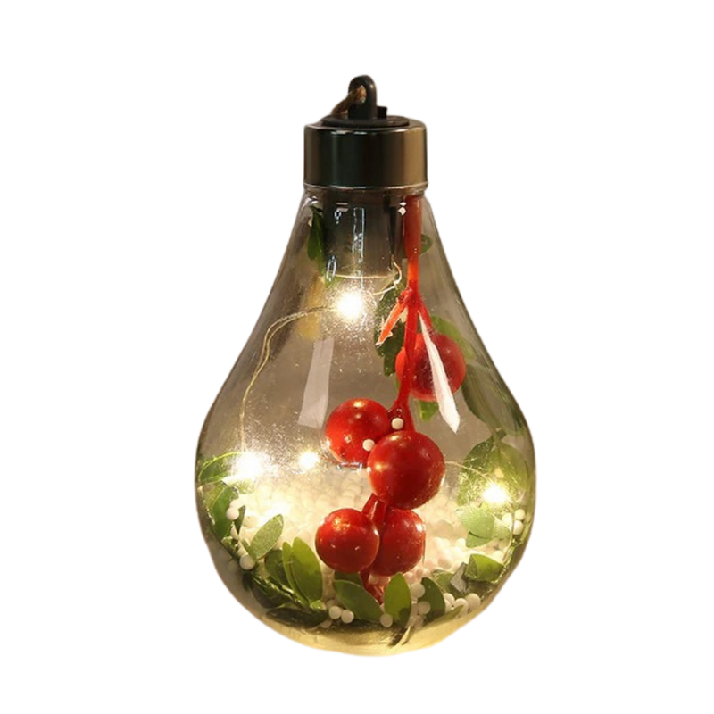 LED Transparente Weihnachtskugel Glühbirne