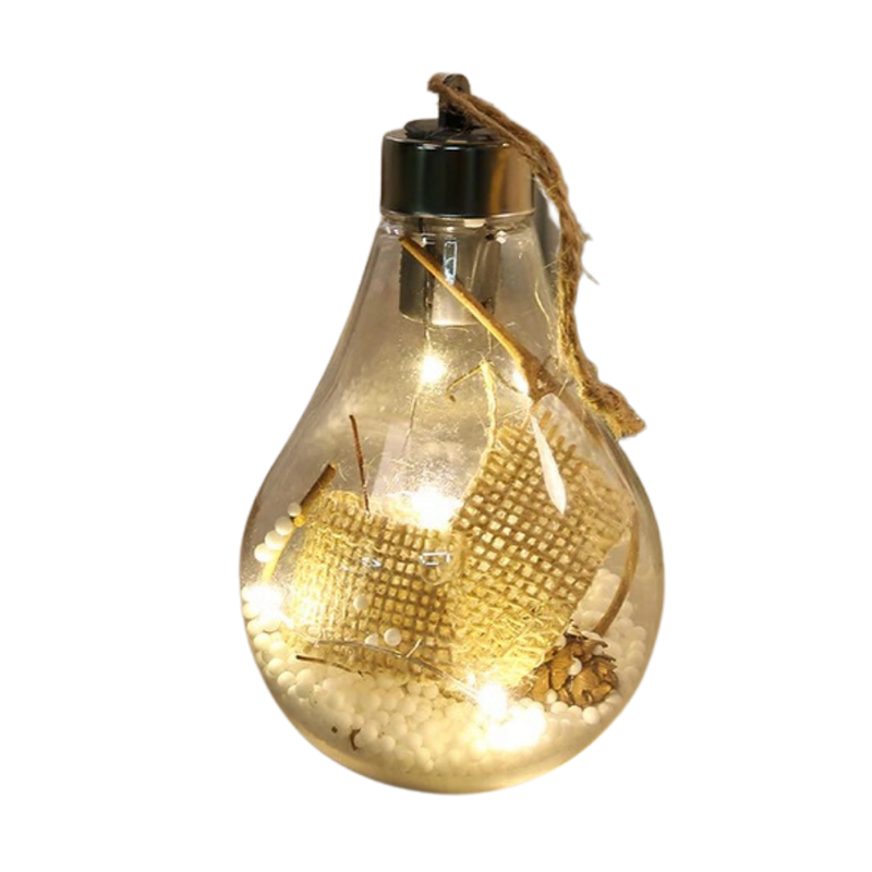LED Transparente Weihnachtskugel Glühbirne