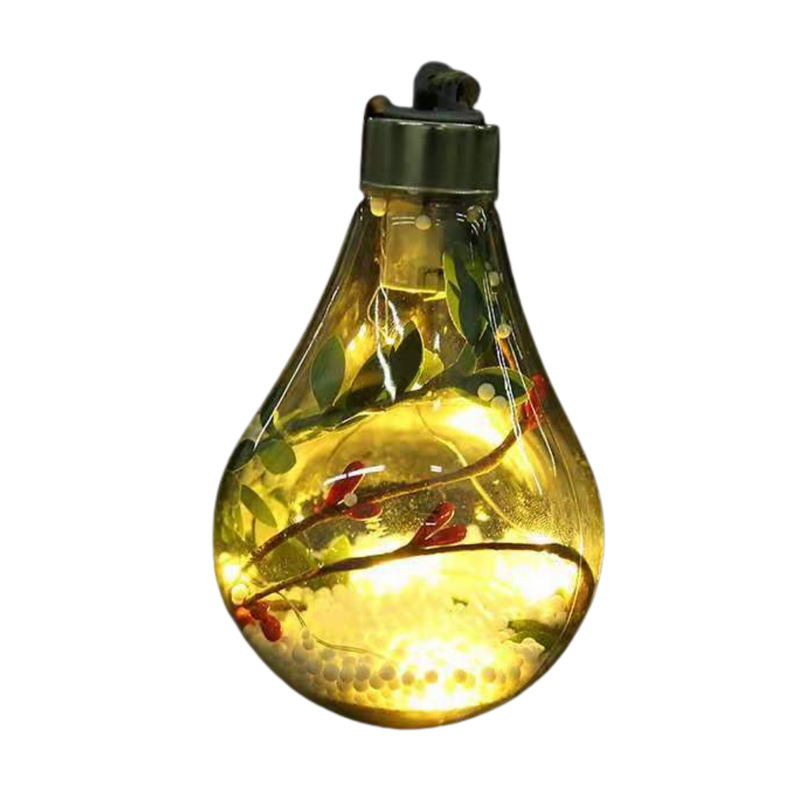LED Transparente Weihnachtskugel Glühbirne